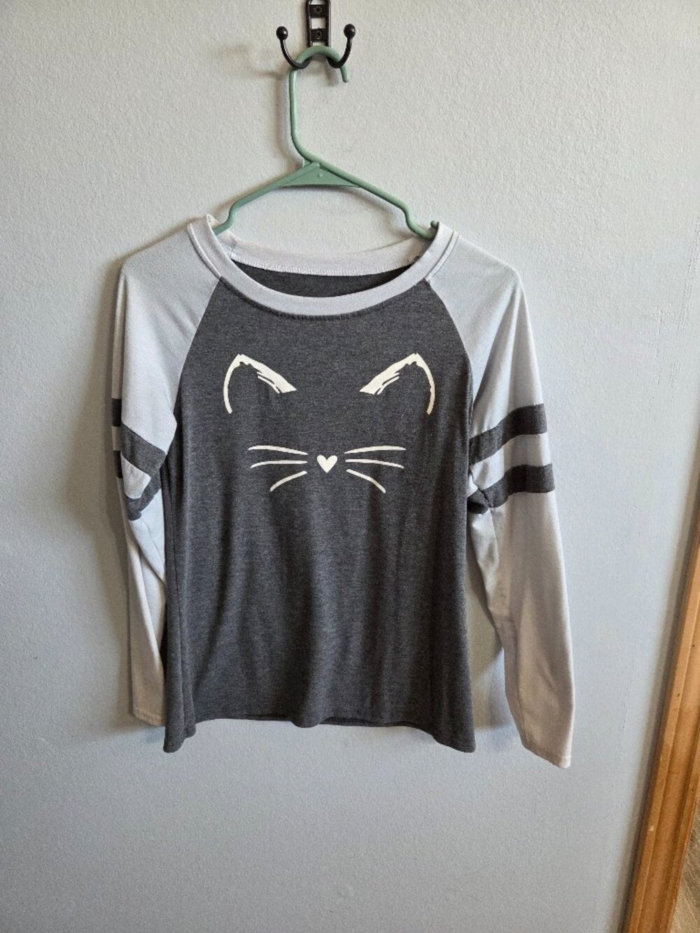 Cat face long sleeve